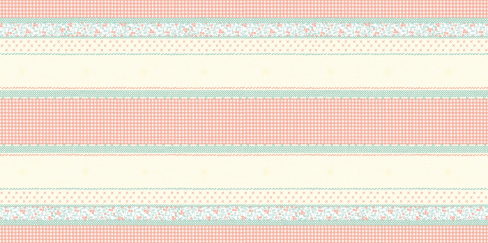 Traversa masa Linclass - Noah (portocaliu pastel-turcoaz) / 40 cm x 24 m / 1 rola [1]