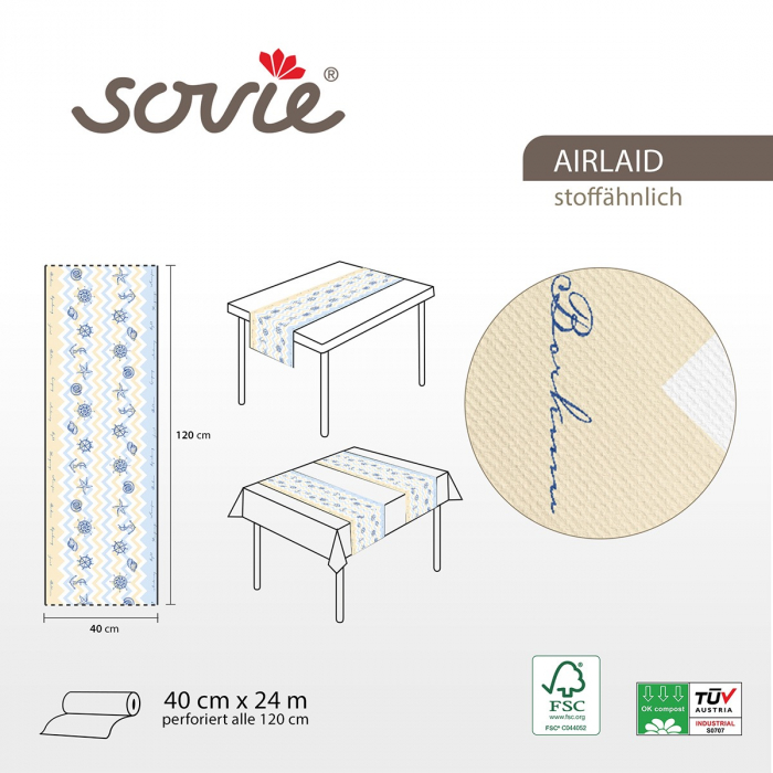 Traversa masa Linclass - Maritim / 40 cm x 24 m / 1 rola [3]