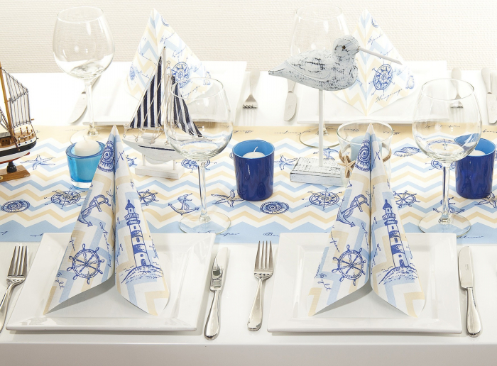 Traversa masa Linclass - Maritim / 40 cm x 24 m / 1 rola [2]