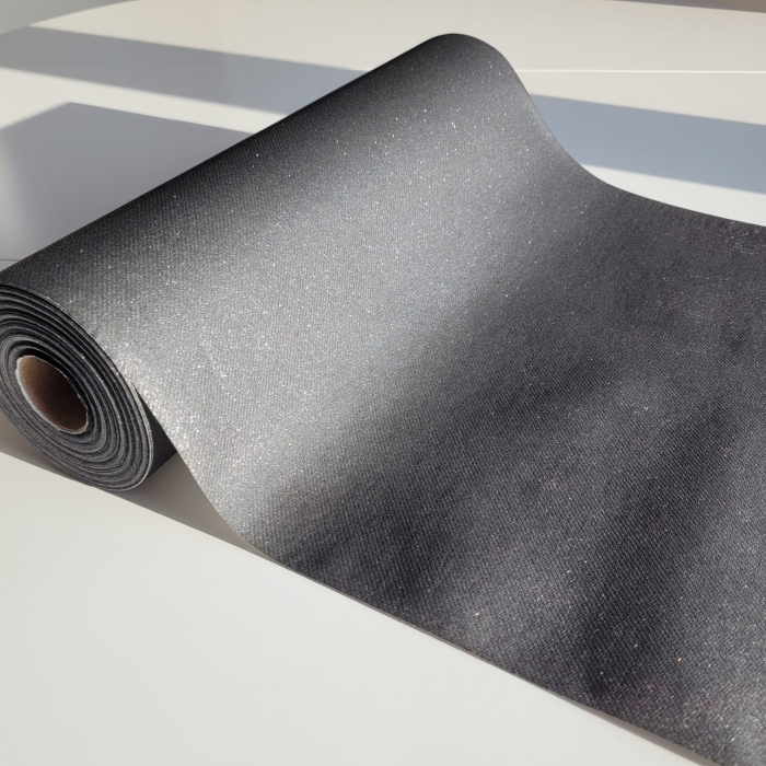 Traversă de masă - Linclass Shine metallic black (negru stralucitor) / 40 cm x 24 m / 1 buc [7]