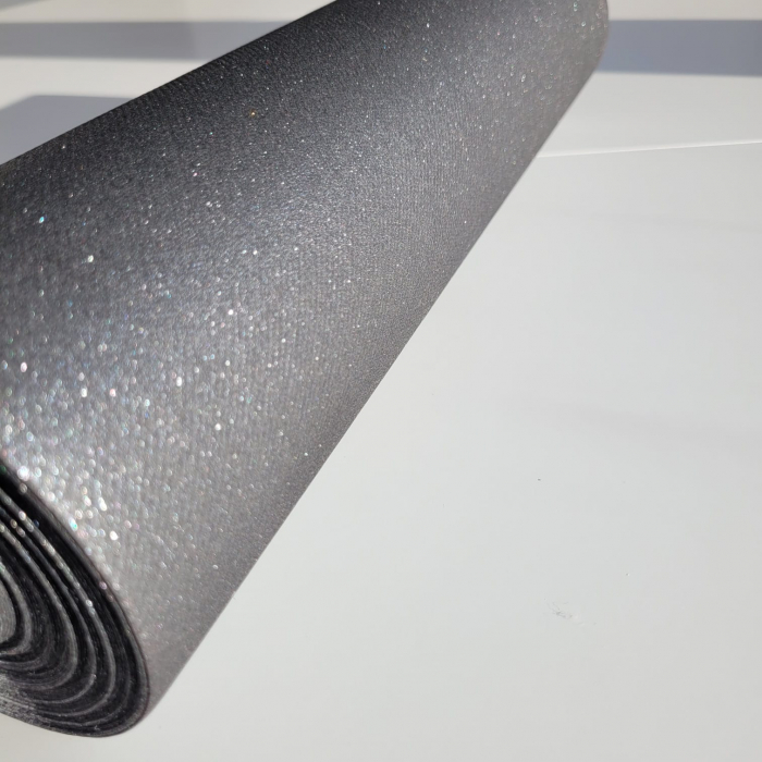 Traversă de masă - Linclass Shine metallic black (negru stralucitor) / 40 cm x 24 m / 1 buc [9]