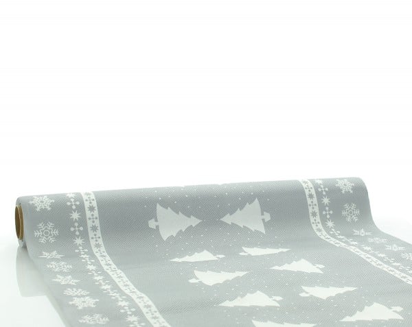 Traversa masa Linclass - White Tree (argintiu) / 40 cm x 4,8 m / 1 rola [2]
