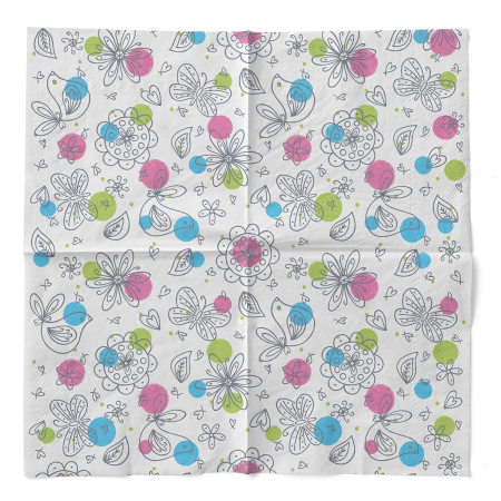 Servetele de masa 3 straturi, Tissue - Petra / 33 x 33 cm / 20 buc [2]