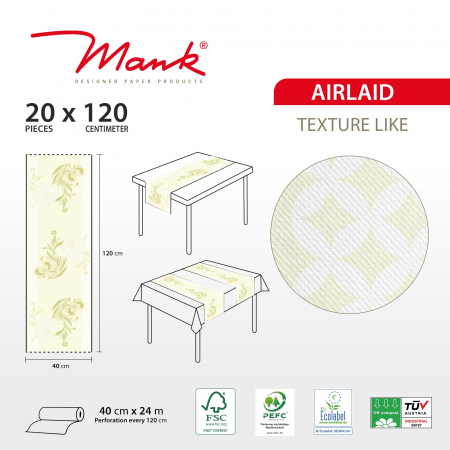 Traversa masa Linclass - Clarissa / 40 cm x 24 m / 1 rola [1]