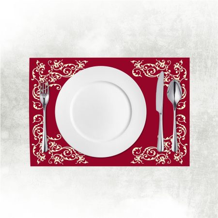 Naproane masa, Linclass - Pomp (bordo-crem) / 40 x 30 cm / 100 buc [1]