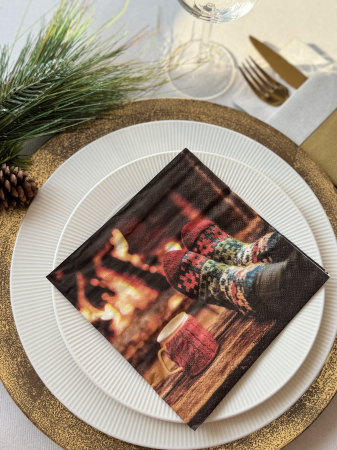 Servetele de masa, 3 straturi, Tissue - Nestor, 33 x 33 cm, 20 buc [1]