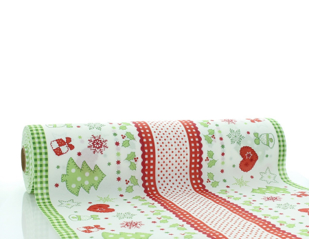 Traversa de masa pentru Craciun, Linclass - Christmas / 40 cm × 24 m / 1 rola [1]