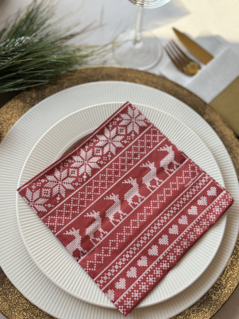 Servetele de masa, 3 straturi, IMPRIMEU - Servetele de masa, 3 straturi, Tissue - Country, 33 x 33 cm, 20 buc