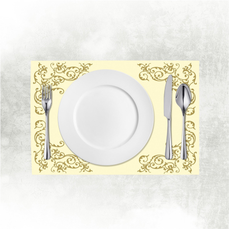 Naproane masa, Linclass - Pomp (crem-auriu) / 40 x 30 cm / 100 buc [1]