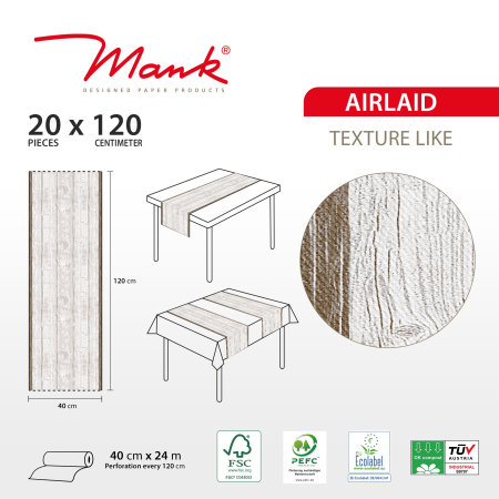 Traversa masa Linclass - Wood / 40 cm x 24 m / 1 rola [1]