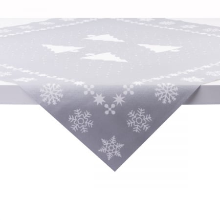Fata de masa, Linclass - White Tree (argintiu) / 80 x 80 cm / 1 buc [1]