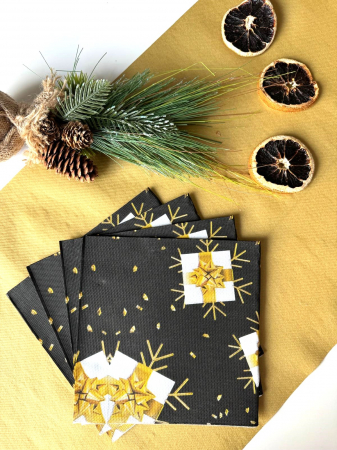 Servetele de masa festive Softpoint - Gifts / 40 x 40 cm / 20 buc [5]