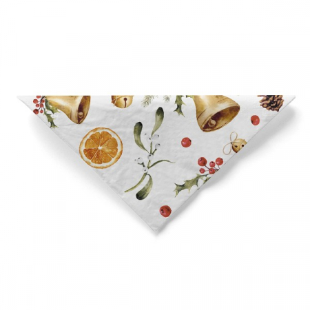 Servetele de masa de Craciun, 3 straturi, Tissue - Marianne (clopotei) / 40 x 40 cm / 100 buc [3]