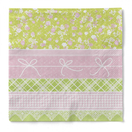 TOTUL SUB 30 Lei - LICHIDARI STOC - Servetele de masa 3 straturi Tissue - Hermine, 33 x 33 cm, 100 buc