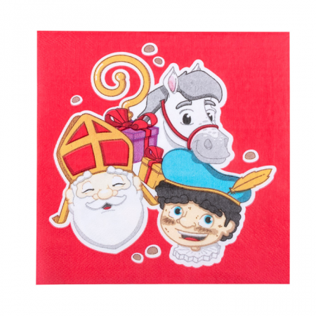 Servetele de masa, 3 straturi - Servetele de masa 3 straturi Tissue - Saint Nicholas, 33 x 33 cm, 20 buc