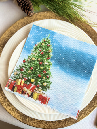Servetele de masa festive pentru Craciun, Softpoint - Christmas Tree Joy / 38 x 38 cm / 20 buc [2]