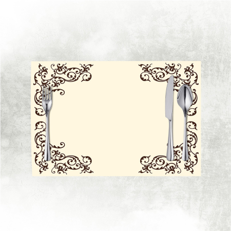 Produse - Naproane masa, Linclass - Pomp (crem-maro) / 40 x 30 cm / 100 buc