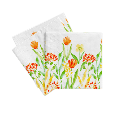 Servetele de masa, 3 straturi, Tissue - Selma / 40 x 40 cm / 100 buc [2]