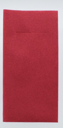 BAX Servetele cu BUZUNAR pentru tacamuri - Linclass Bordeaux (Bordo) / 40 x 40 cm / 900 buc [1]