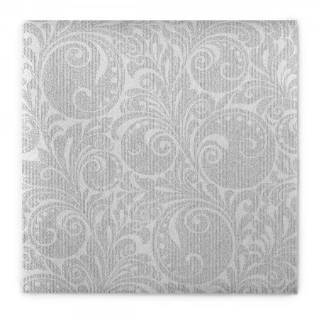 1 + 1 GRATIS - BAX Servetele de masa festive Linclass - Jordan (Argintiu-alb) / 40 x 40 cm / 300 buc - Mank