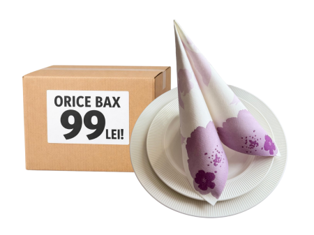 ORICE BAX - 99 LEI - Bax Servetele de masa festive Linclass - Steffi / 40 x 40 cm / 300 buc