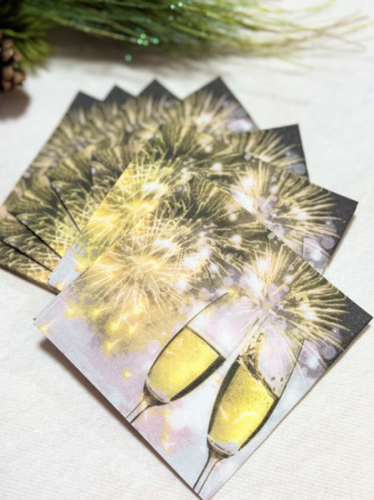 BAX Servetele de masa festive, Softpoint - Cheers / 24 x 24 cm / 3000 buc [1]