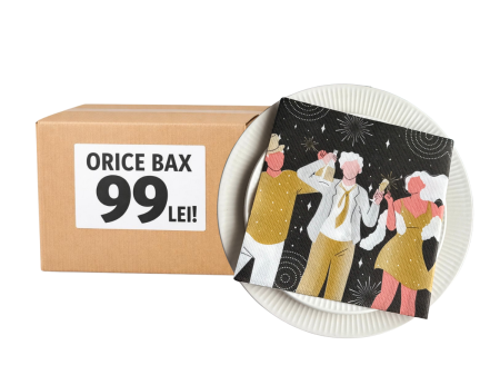 Orice bax - 99 lei  / Servetele festive - Bax Servetele de masa festive Softpoint - Party / 38 x 38 cm / 1000 buc