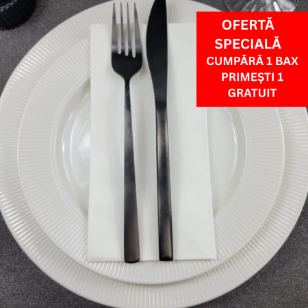 BAX Servetele Linclass ultra calitative, albe, 40x40 cm, pliate 1/8, 864 buc