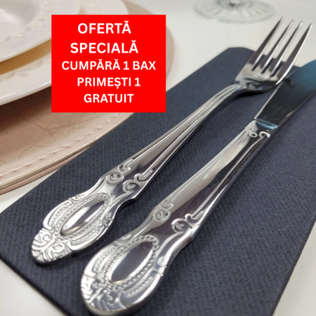 BAX Servetele Linclass ultra calitative, negre, 40x40 cm, pliate 1/8, 864 buc