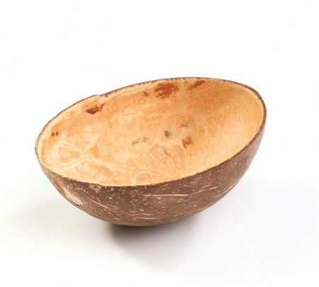 VESELA PREMIUM UNICA FOLOSINTA - Boluri ovale biodegradabile, din coaja de nuca de cocos, 150 ml, aprox. Ø 110/150 x h60/90 mm, 10 buc