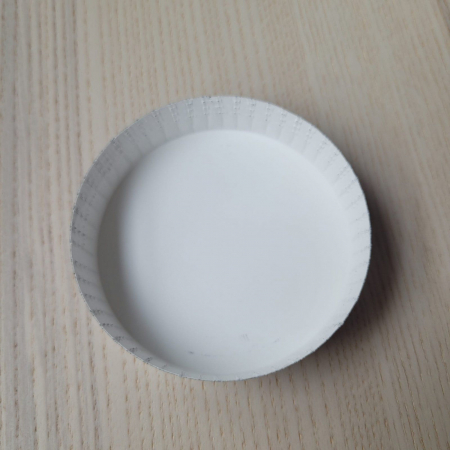 Capace pentru pahare, din carton mat / albe / 105 mm / 200 buc [3]