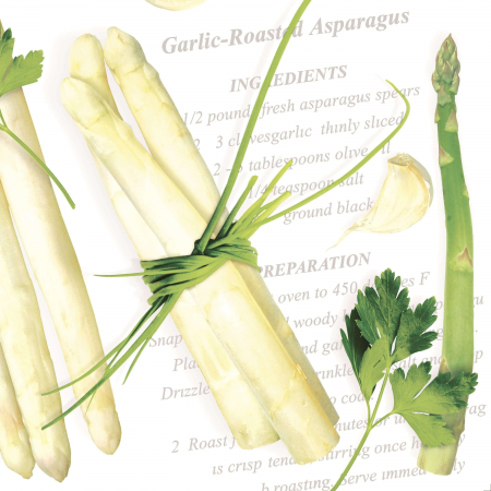 Servetele de masa festive Linclass - Asparagus (sparanghel)  / 40 x 40 cm / 50 buc [2]