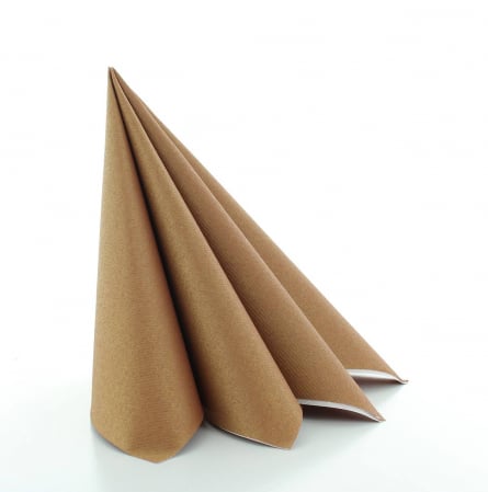 Servetele de masa festive Linclass - Bronze (bronz) / 40 x 40 cm / 50 buc [1]