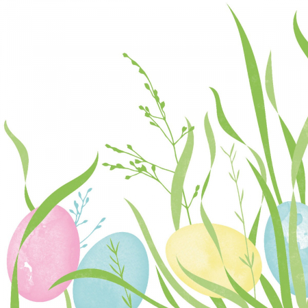 Servetele de masa festive Linclass - Ostern (oua, model de Paste) / 40 x 40 cm / 50 buc [1]