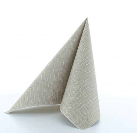 Servetele festive Linclass - Stockholm (gri) / 40 x 40 cm / 50 buc