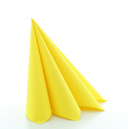 Servetele festive - TOAMNA - Servetele de masa festive Linclass - Yellow (Galben) / 40 x 40 cm / 50 buc
