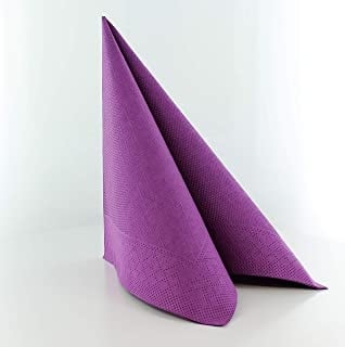 DECOR LILA & MOV - Servetele de masa festive Tissue Deluxe - Purple (Mov) / 40 x 40 cm / 50 buc