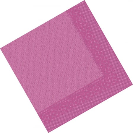 DECOR ANIVERSARI COPII - Servetele Tissue Deluxe - Violet (Roz inchis) / 40 x 40 cm / 50 buc