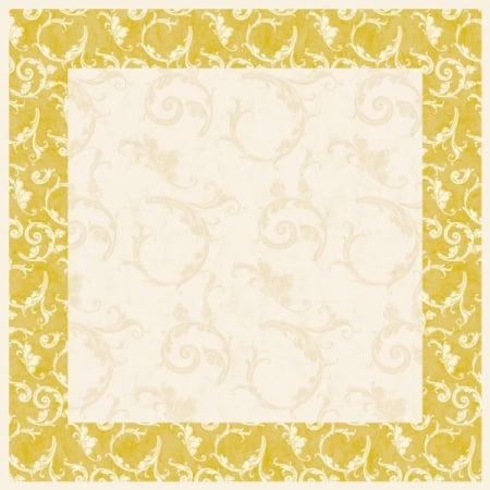 Fata de masa - Linclass Romantic (crem-auriu) / 80 x 80 cm / 1 buc [1]