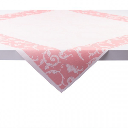 FETE DE MASA -  Fata de masa - Linclass Romantic (roz pal-roz pudrat) / 80 x 80 cm / 1 buc