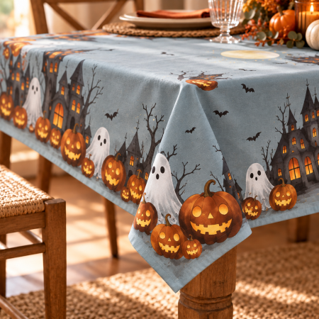 FETE DE MASA - Fata de masa Pumpkin Magic 80 x 80 cm, set 10 buc