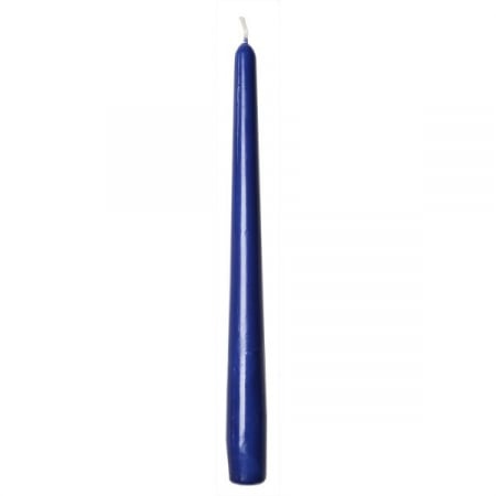 LUMANARI - Lumanare sfesnic conica, albastru royal, Ø 2,2 cm x inaltime 28 cm, durata de ardere 10 ore
