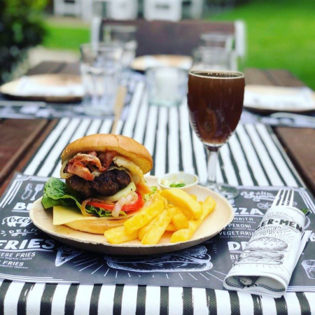 naproane din hartie imprimeu burger [3]