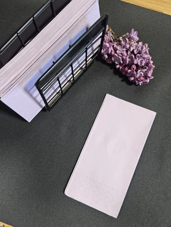 CUMPARA LA PALET - SEMI PALET Servetele de masa 3 straturi, Tissue - LILA, 33 x 33 cm, pliate 1/8, 9000 bucati