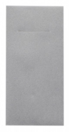 Servetele cu BUZUNAR pentru tacamuri, Linclass Grey (gri) / 40 x 40 cm / 12 buc [1]
