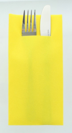 Servetele cu BUZUNAR pentru tacamuri - Linflair Galbene / 40 x 40 cm / 100 buc [5]