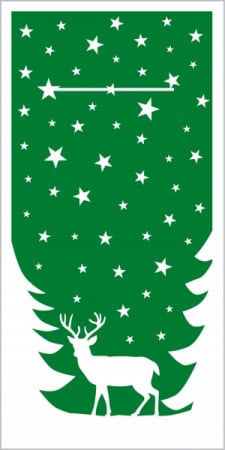 Servetele cu BUZUNAR pentru tacamuri - Linclass Lennert (peisaj de iarna) / 40 x 40 cm / 75 buc [1]