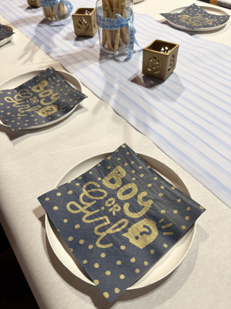 Servetele de masa, 3 straturi, IMPRIMEU - Servetele de masa 3 straturi - Boy or Girl / 33x33 cm / 20buc