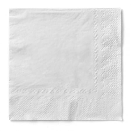 Servetele de masa, 3 straturi - Servetele de masa 2 straturi, Tissue - Albe / 24 x 24 cm / 200 buc