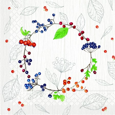 Produse - Servetele de masa, 3 straturi, Tissue - Brenda / 33 x 33 cm / 100 buc